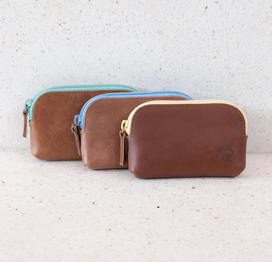 Pop zipper wallets